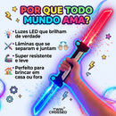 ⚔️ Espada Dupla LED BrilhaMax™ – Diversão Iluminada para Pequenos Heróis!