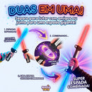 ⚔️ Espada Dupla LED BrilhaMax™ – Diversão Iluminada para Pequenos Heróis!