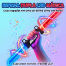⚔️ Espada Dupla LED BrilhaMax™ – Diversão Iluminada para Pequenos Heróis!