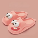 Smile Eye Slippers: Chinelo Fofo com Olhos Grandes – Leve, Macio e Confortável 💛