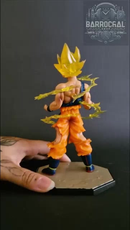 Anime Dragon Ball Action Figures Bonecos Colecionáveis Goku na nuvem com 9 e 12 cm - Goku dormindo 10cm - Shenlong 10cm