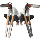 Chainsaw Man Figura Anime, Chainsaw Man, Denji Action Figure, PVC Noodle Stopper, Adulto Coleção Modelo Brinquedos, 14cm