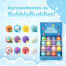 Bolinhas Mágicas de Banho com Surpresa - BubblyBuddies Kit 12 Unidades